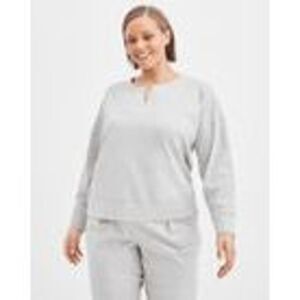 EUC Size Med Organic Cotton Interlock Split Neck Top From Haven Well Within